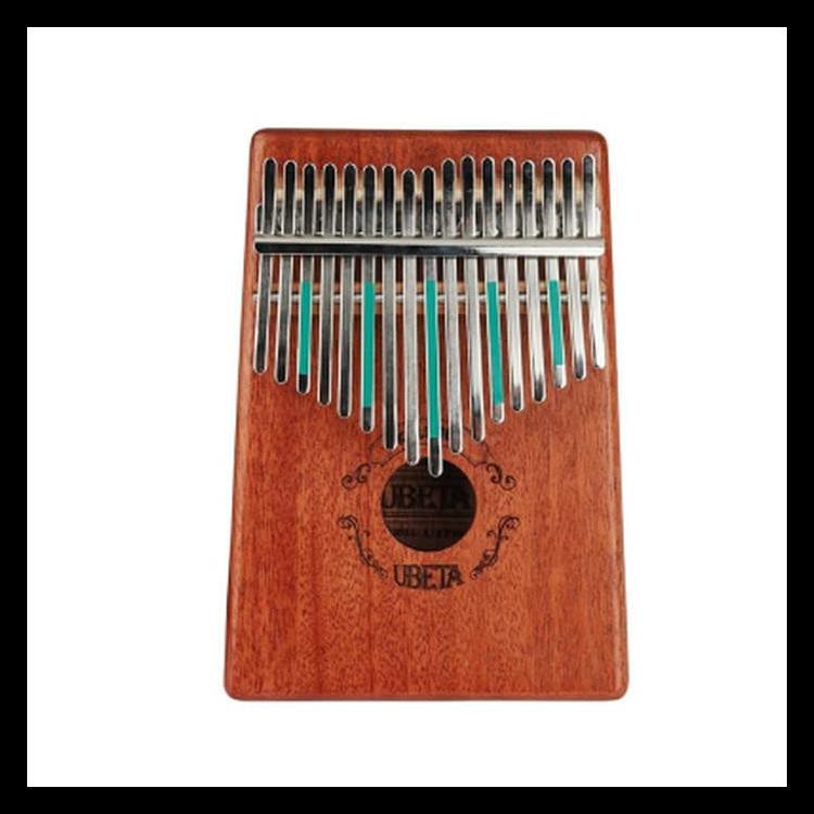 UBETA 17 KEY MAHOGANY KALIMBA AFRICAN THUMB PIANO FINGER PERCUSSION KODE 402