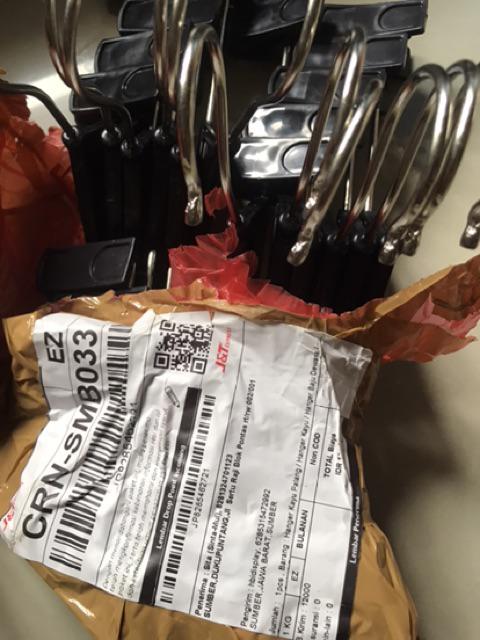 Hanger Kayu Palang Dewasa Isi 6 Pcs / Gantungan Kayu Palang