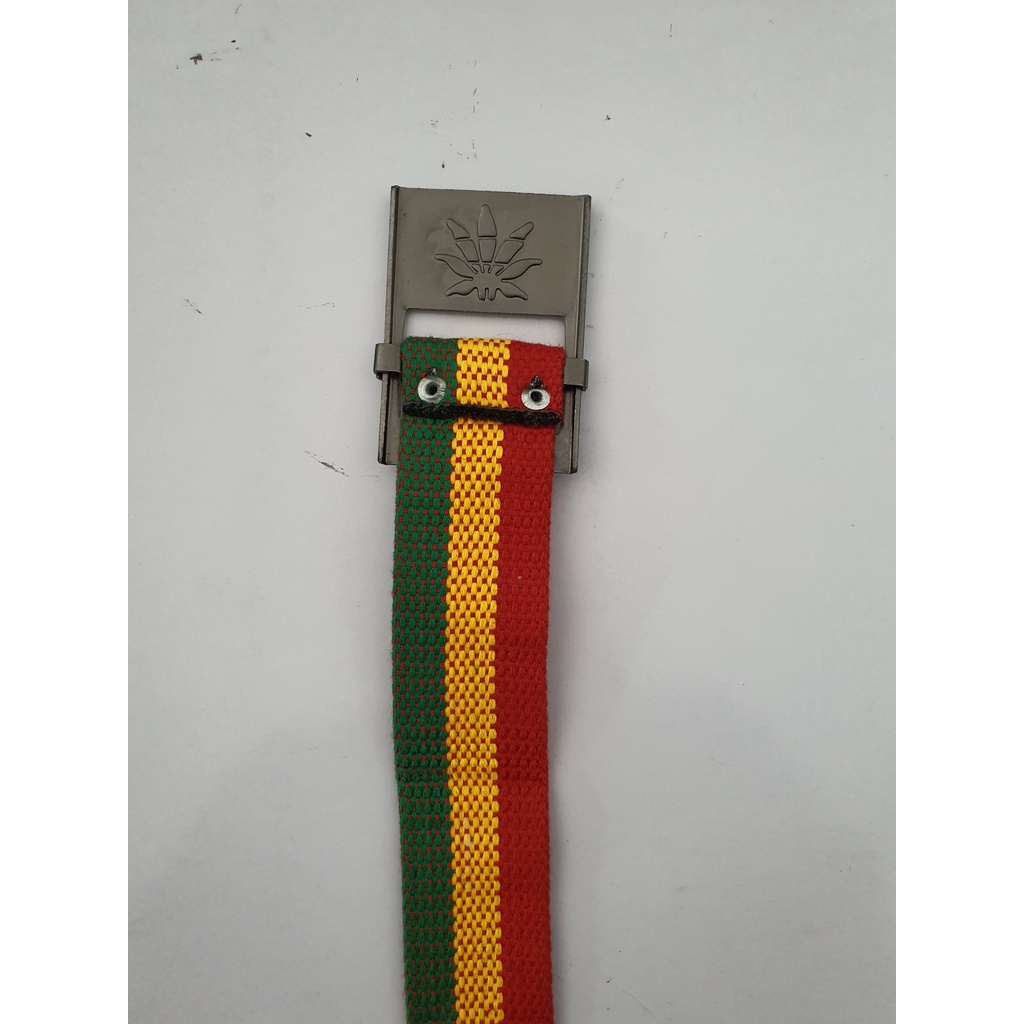 IKAT PINGGANG PRIA RASTA KANVAS SABUK PRIA GESPER MODEL RASTA