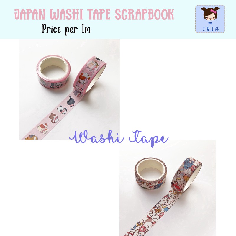 

Selotip Scrapbook / Washi Tape Lucu Animal