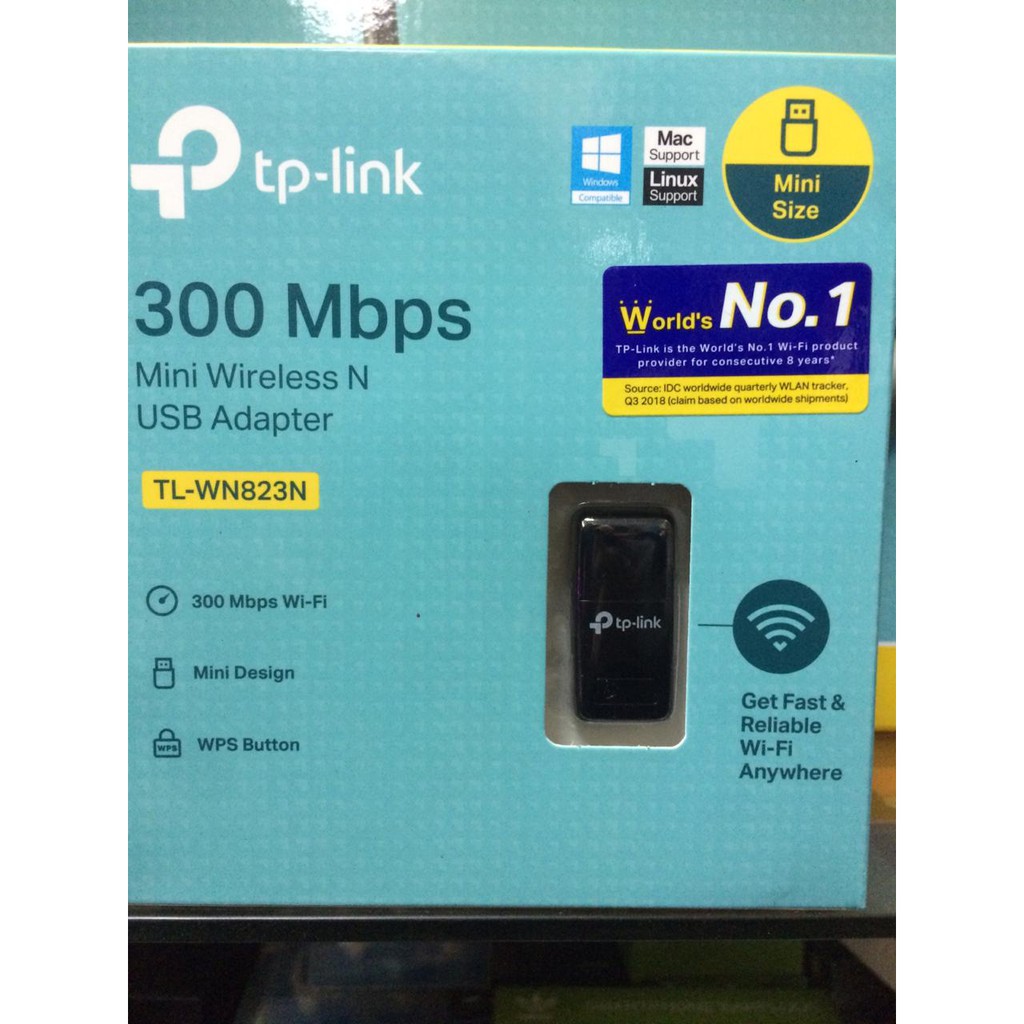 TP-Link TL-WN823N 300Mbps Mini Wireless N USB Adapter