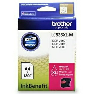 TINTA CARTRIDGE BROTHER LC535XL-CL COLOR INK 100% Box - Merah