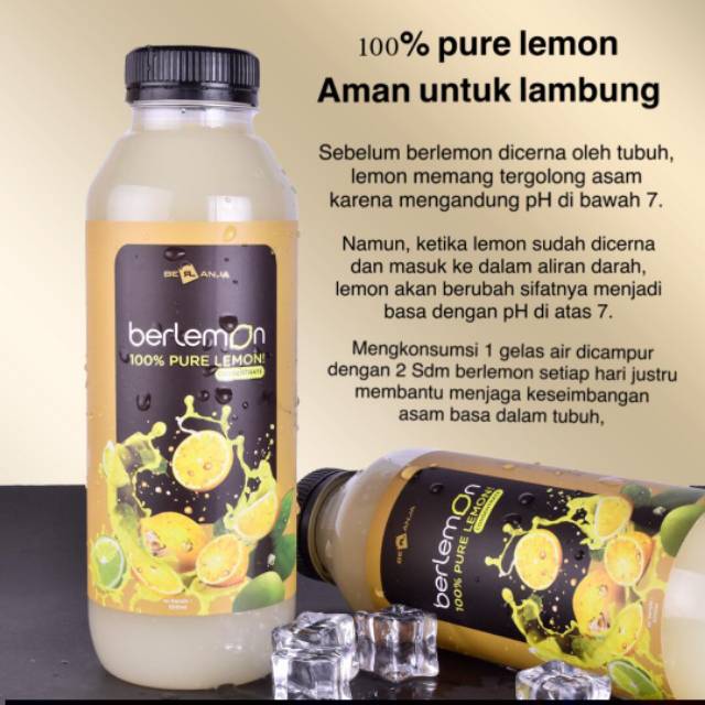 

SARI LEMON BERLEMON BY BERLANJA SARI LEMON MURNI 500ml