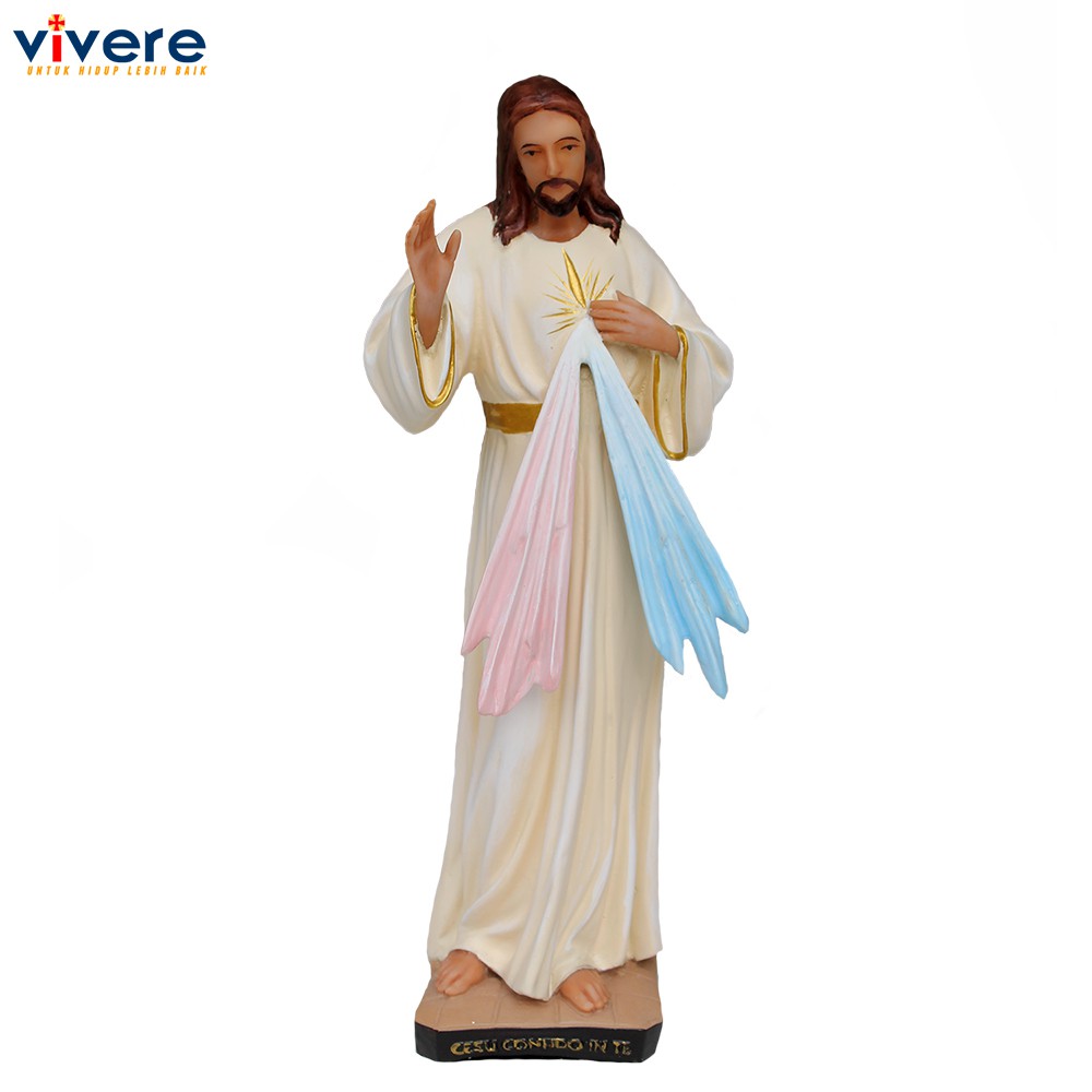 Patung Yesus Kerahiman Ilahi 29 cm