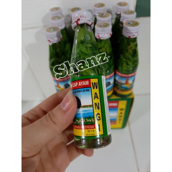 Minyak kayu putih Cap Ayam 40ml Rendam Cou2 / Daun Inggu