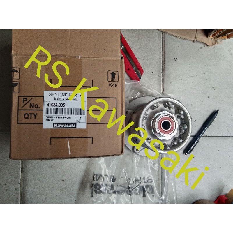 tromol roda depan klx250 KLX 250 D-Tracker 250 original
