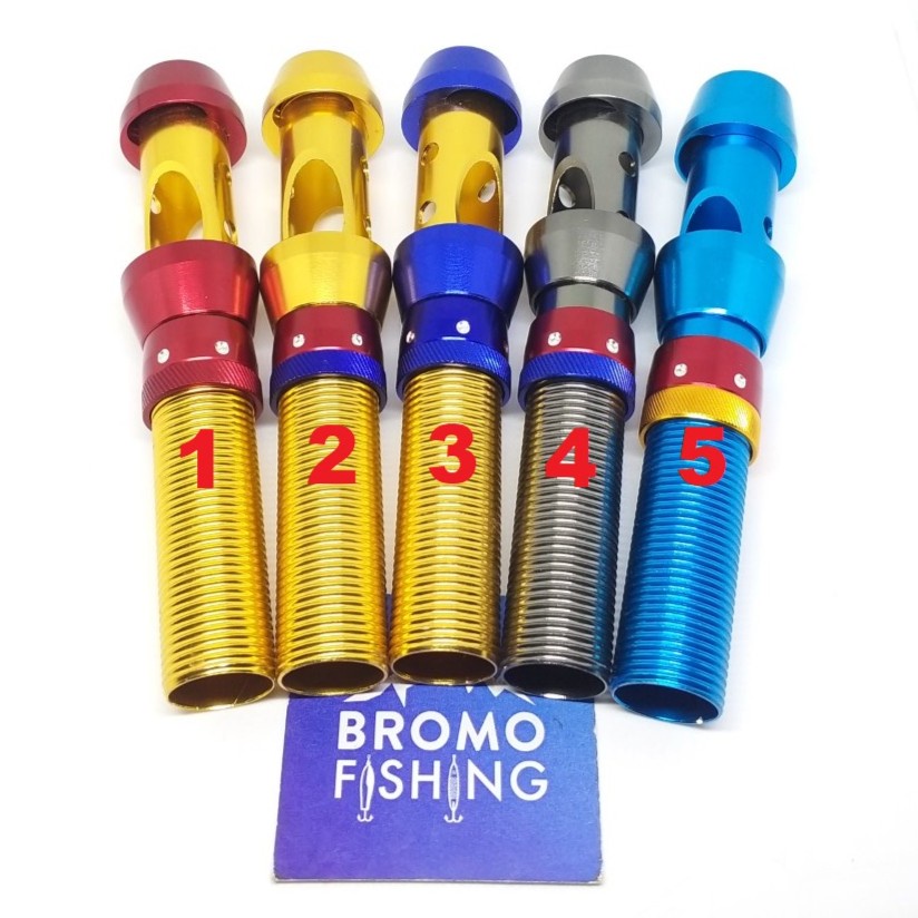 Reel Seat Hollow ALUMINIUM / tempat reel lubang plastik