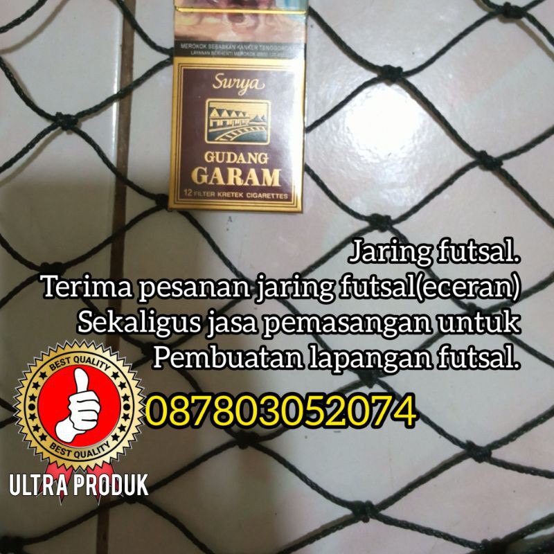 JARING FUTSAL / JARING BOLA FUTSAL / JARING LAPAGAN BOLA / JARING PEMBATAS BOLA / JARING SEPAK BOLA