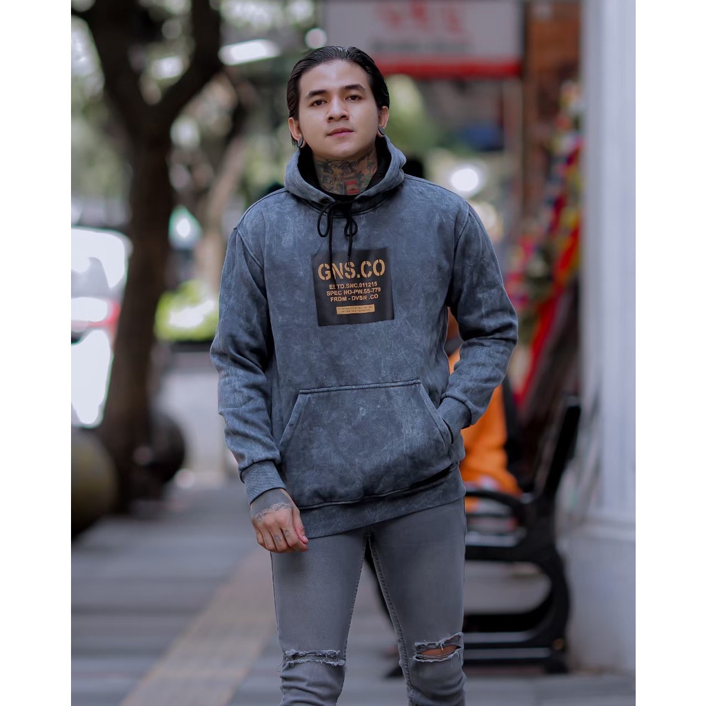 Sweater Hoodie Washing Pria dan Wanita - Jaket Sweater Hoodie Washing Original Premium Salvio Hexia