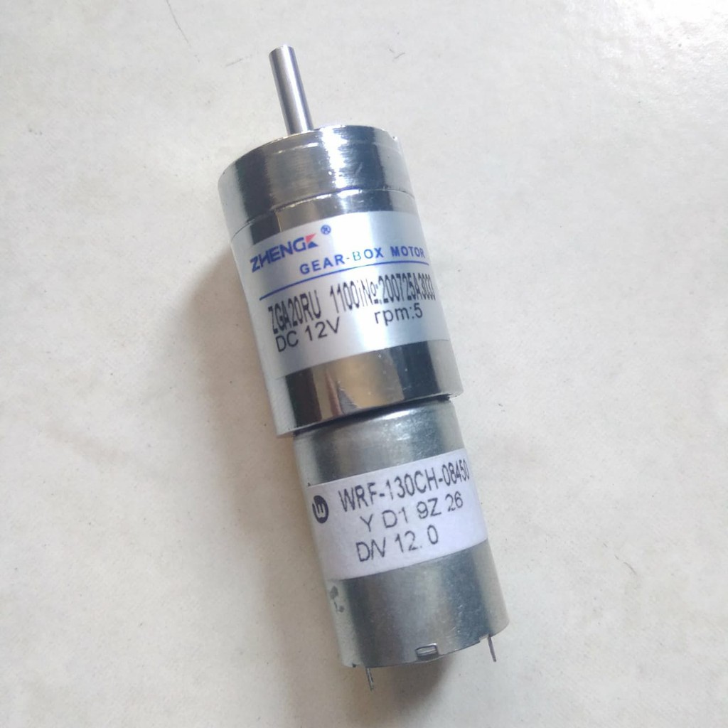 Motor GearBox DC 12V 5R - 5600 rpm ( ZGA20RU 1100i )