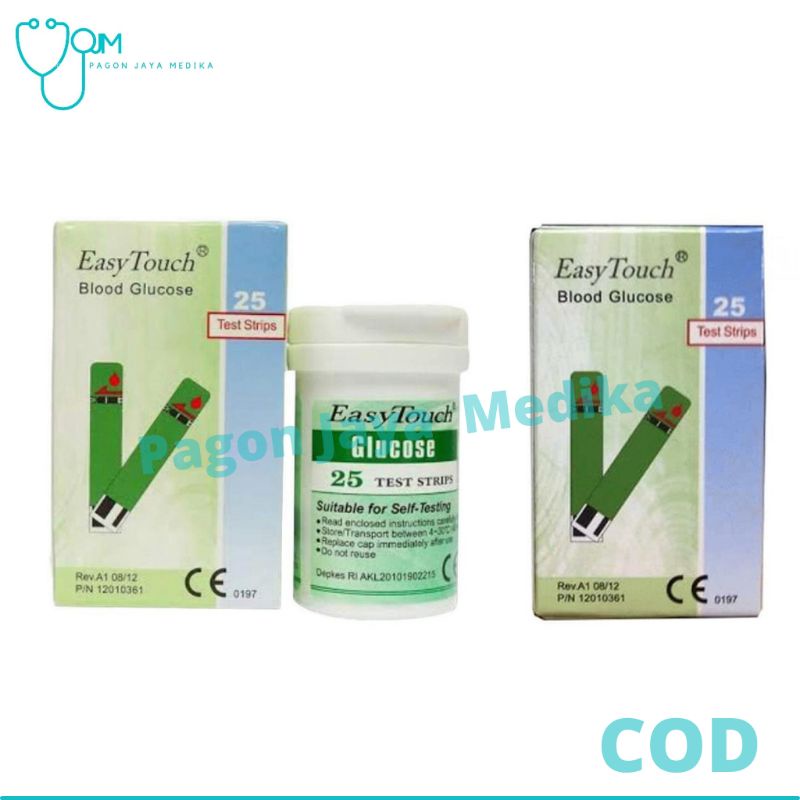 Easy touch gula / Easytouch glucose test strip 25