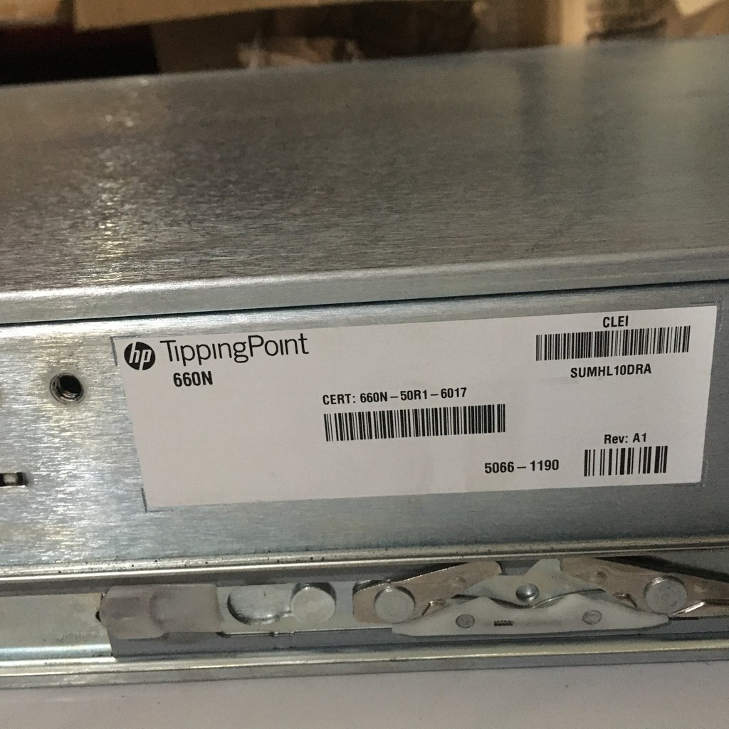 TippingPoint HP 660N Security Appliance Series