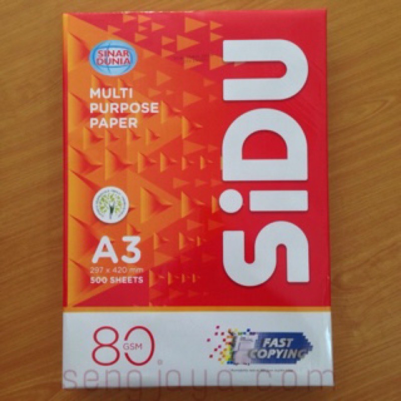 

Multi Purpose Paper A3 80gsm SiDU