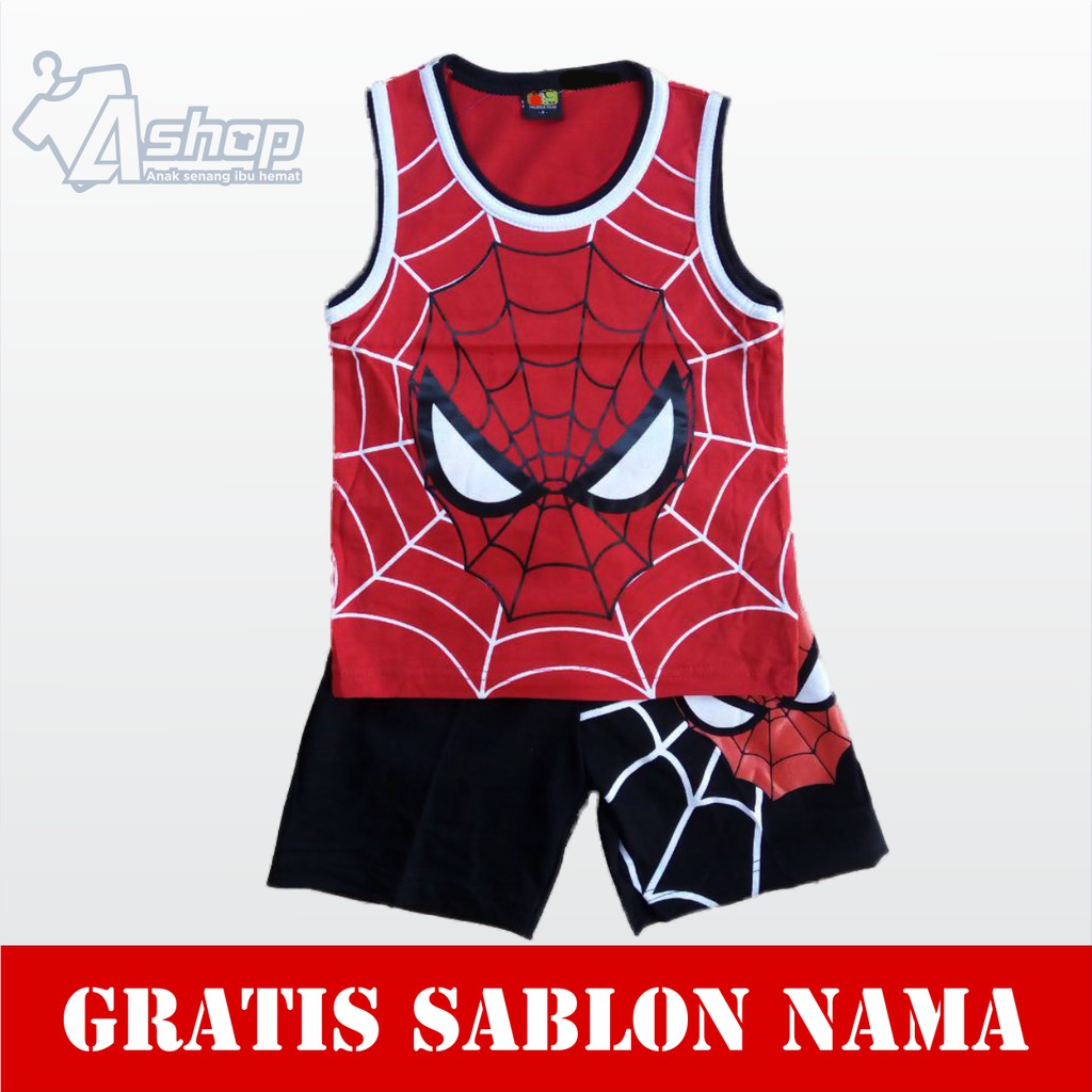 Baju Anak SpiderMan Singlet Tank Top