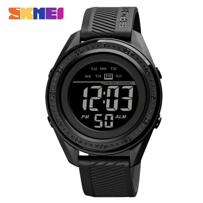 Jam Tangan Pria SKMEI 1638 Multifungsi Sport Watch LED Backlight Waterproof Men Digital Wristwatches