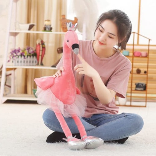 Boneka Plush Bentuk Burung Flamingo / Angsa / Burung import