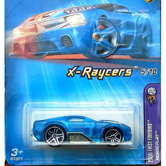 HOTWHEELS HORSEPLAY 2005 BIRU (X-RAYCERS+FIRST EDITION)