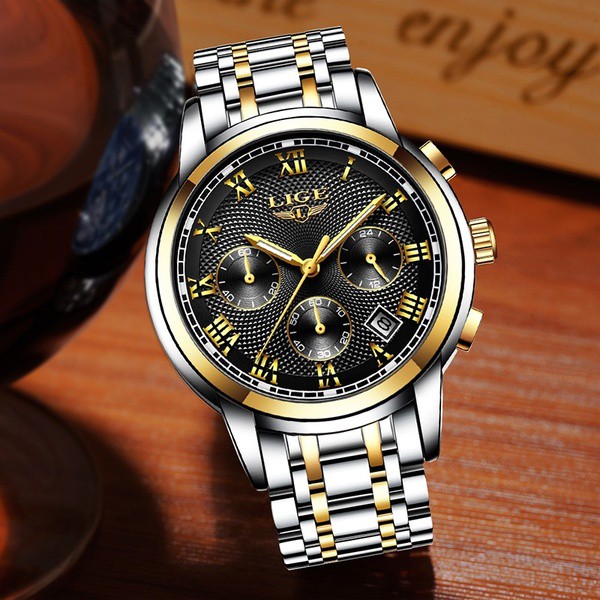 ORIGINAL Jam Tangan LIGE Brand Watches Men Watch Luxury Quartz Watch