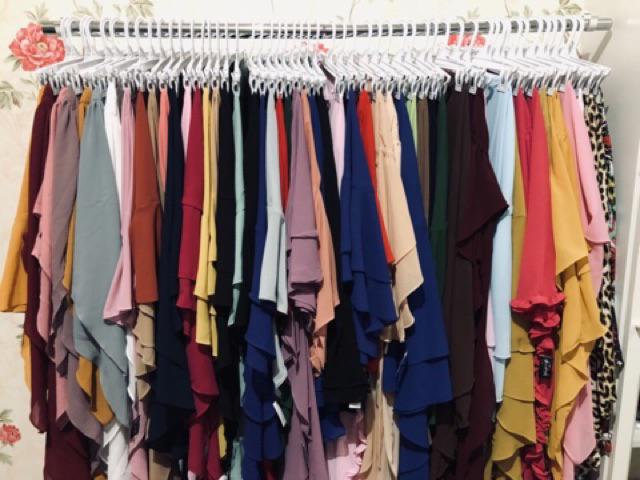 Hanger Jepit Putih 25 Cm Lusinan