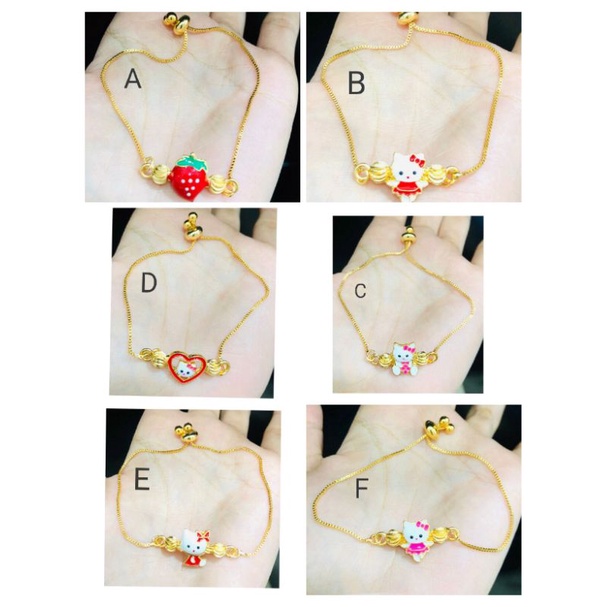 Ramk631. Gelang xuping anak lapis emas model serut