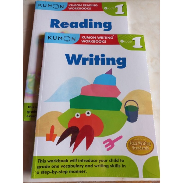 Buku KUMON bahasa inggris kelas 1 english grade 1 latihan soal lks kumpulan soal bank soal murah rea
