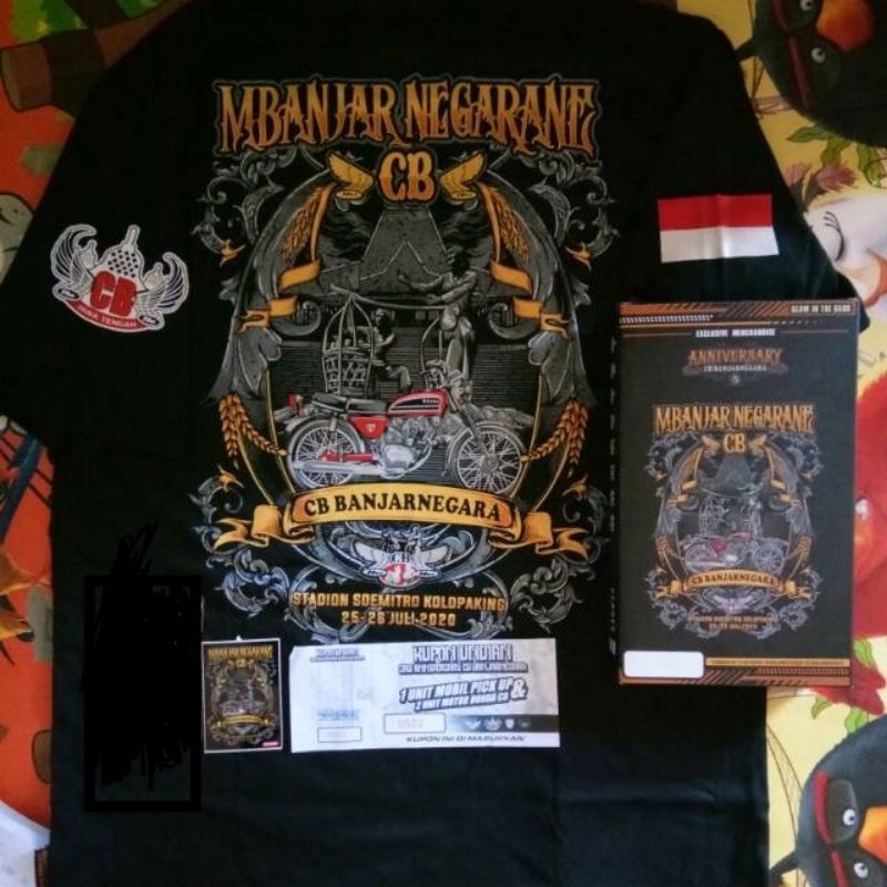 (COD) KAOS ANNIVERSARY CB BANJARNEGARA ORIGINAL