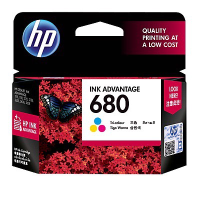 TINTA HP PRINTER 680 COLOUR Original