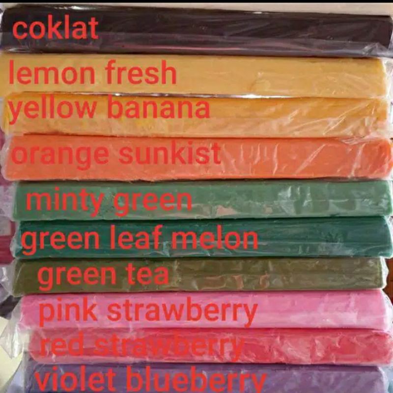 

Mercolade rainbow compound aneka rasa aneka warna coklat batang warna warni 167gr repack