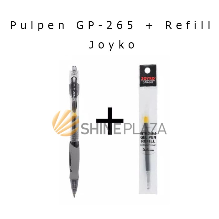 

Paket Pulpen Gel Joyko GP-265 - Refill Pulpen Gel Joyko GPR-267