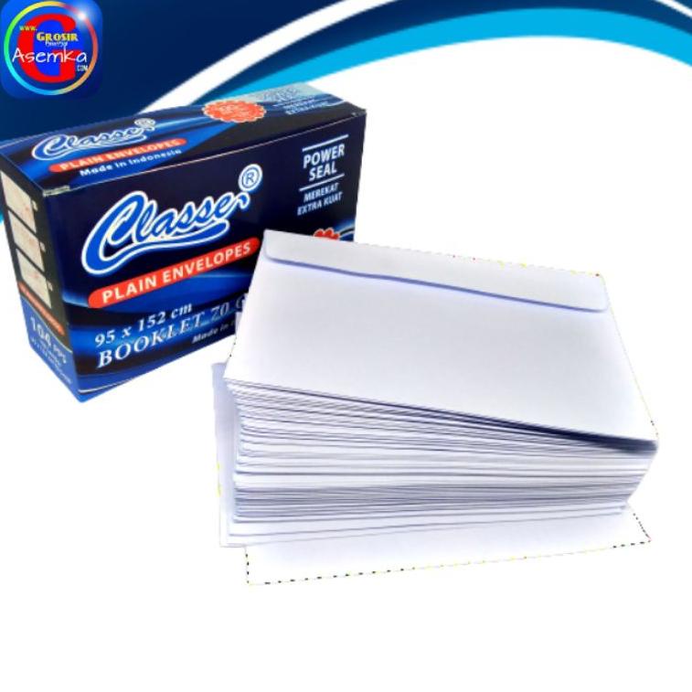

(A5Z9).. GPA Amplop Polos | Amplop Kondangan | isi 100pcs Amplop Classe Booklet 70gsm Grosir //Getpromo