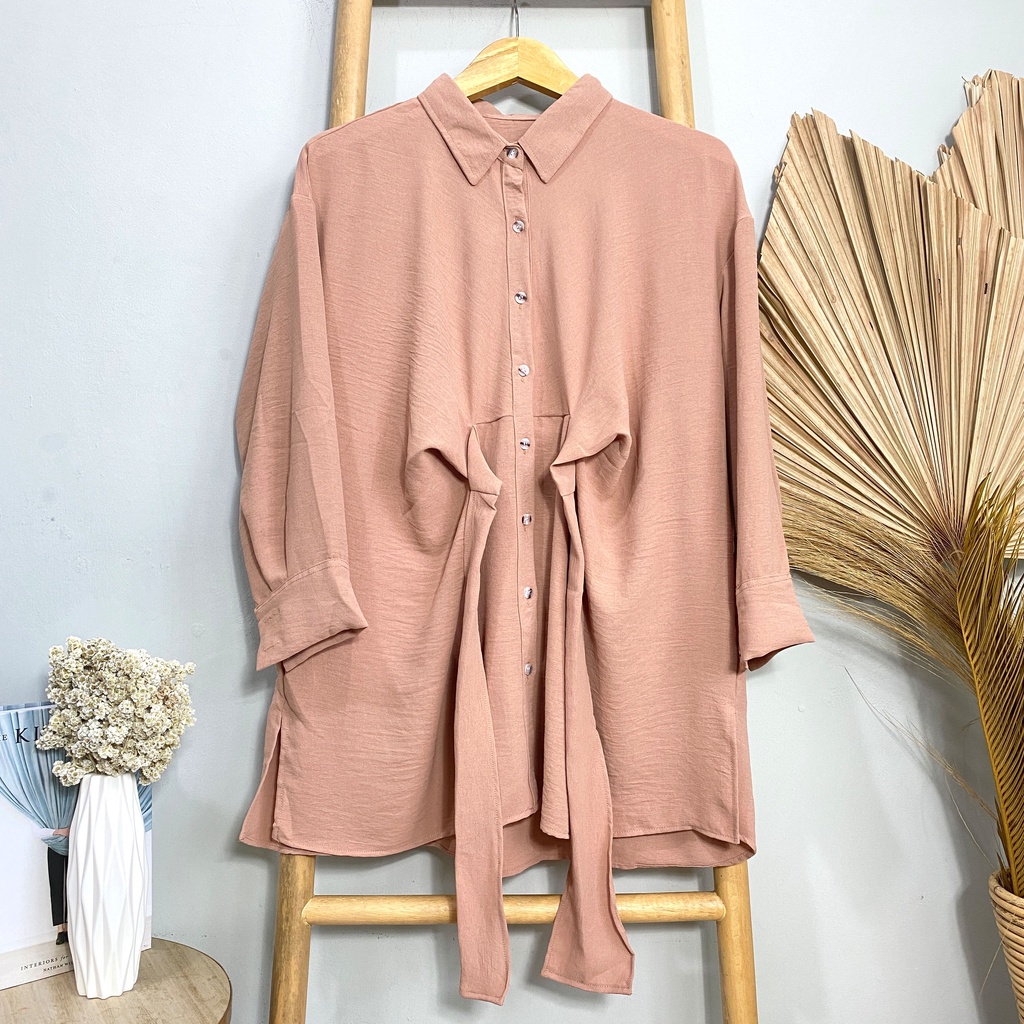 KEMEJA BLOUSE OVERSIZE TALITA AIRFLOW DAILY OFFICE SHIRT PREMIUM B597