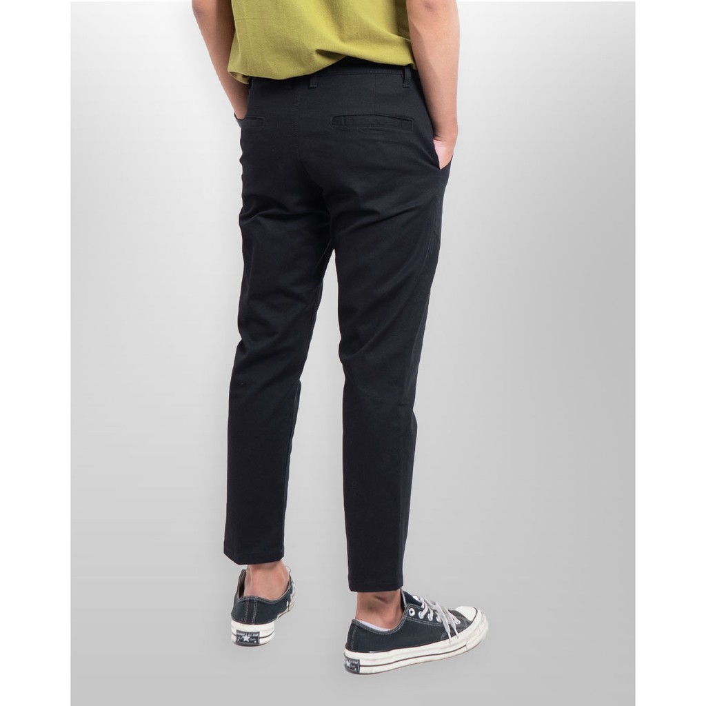 Neo Chino Ankle Pants - Black