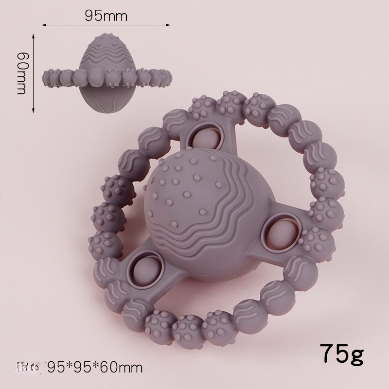 Babyup 's Mainan teether Bayi Bahan Silikon food grade