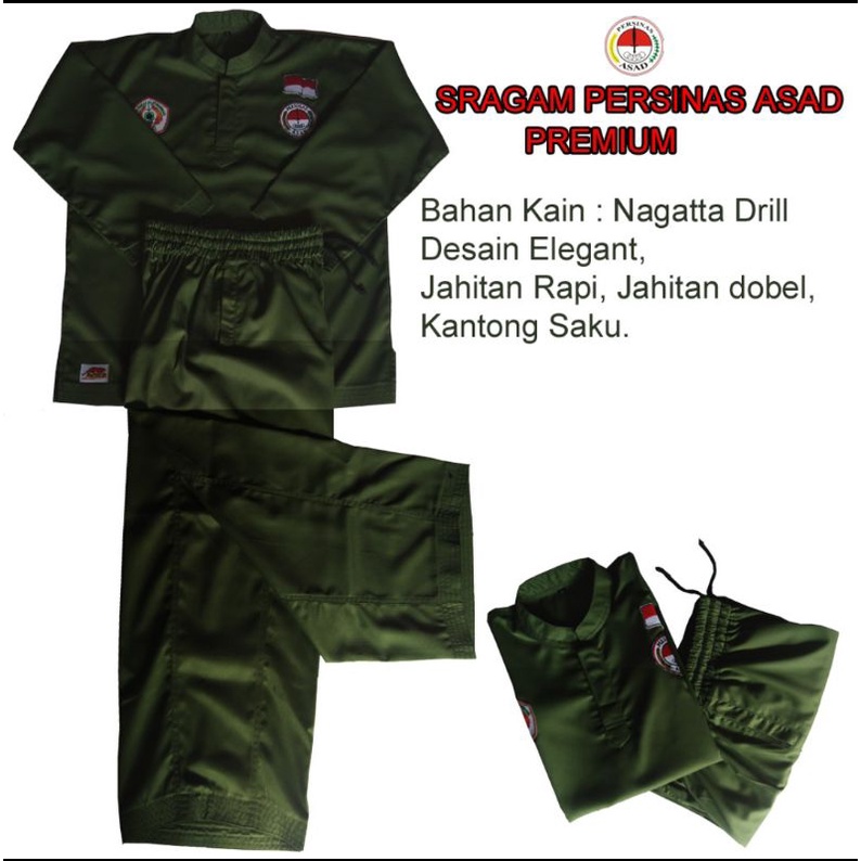 BAJU/SERAGAM PERSINAS ASAD/BAJU ASAD SYAR'I PREMIUM/Sakral asad cewek/sakral persinas asad cewek/baj