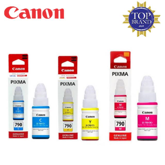 Tinta Canon PIXMA GI-790 Original Colour (Harga Per Botol)