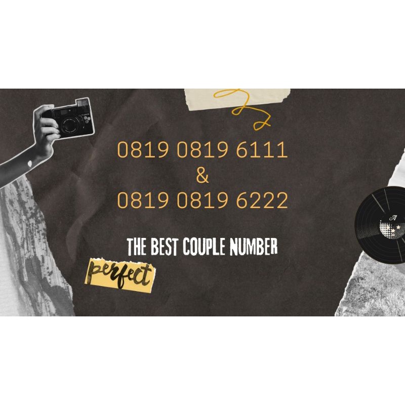 Nomor cantik xl couple 0819