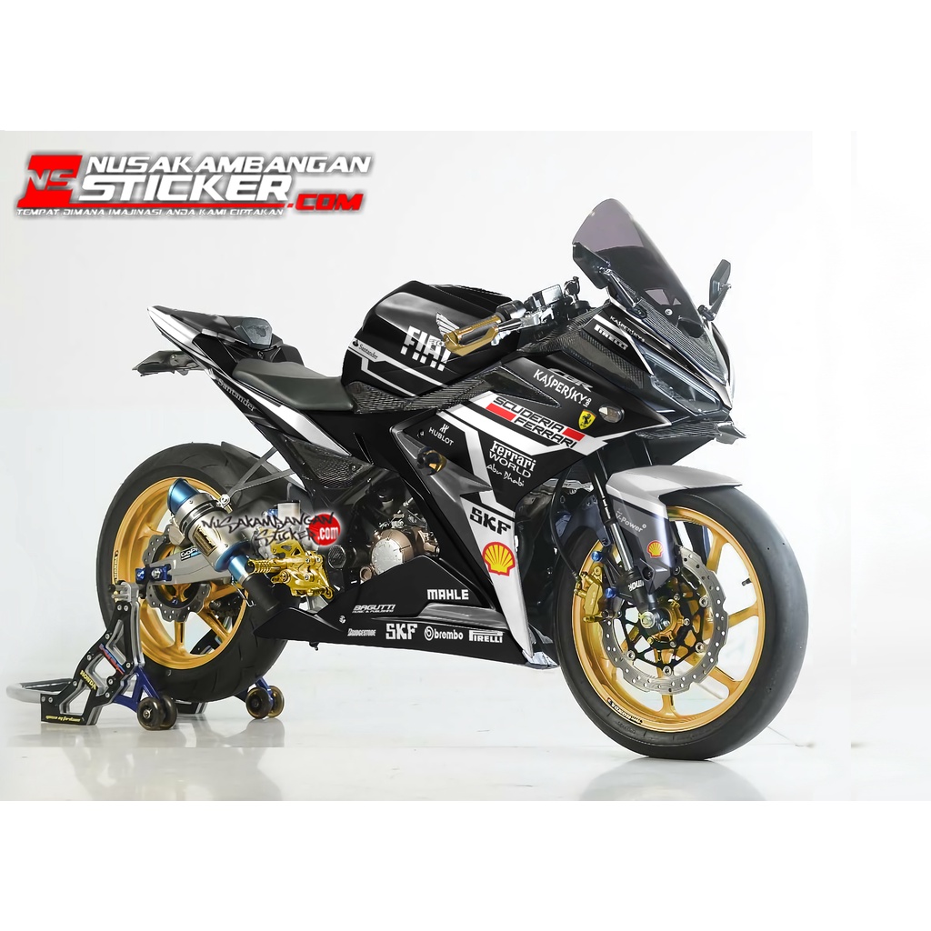 Stiker CBR150R ALL NEW- FERRARI BLACK