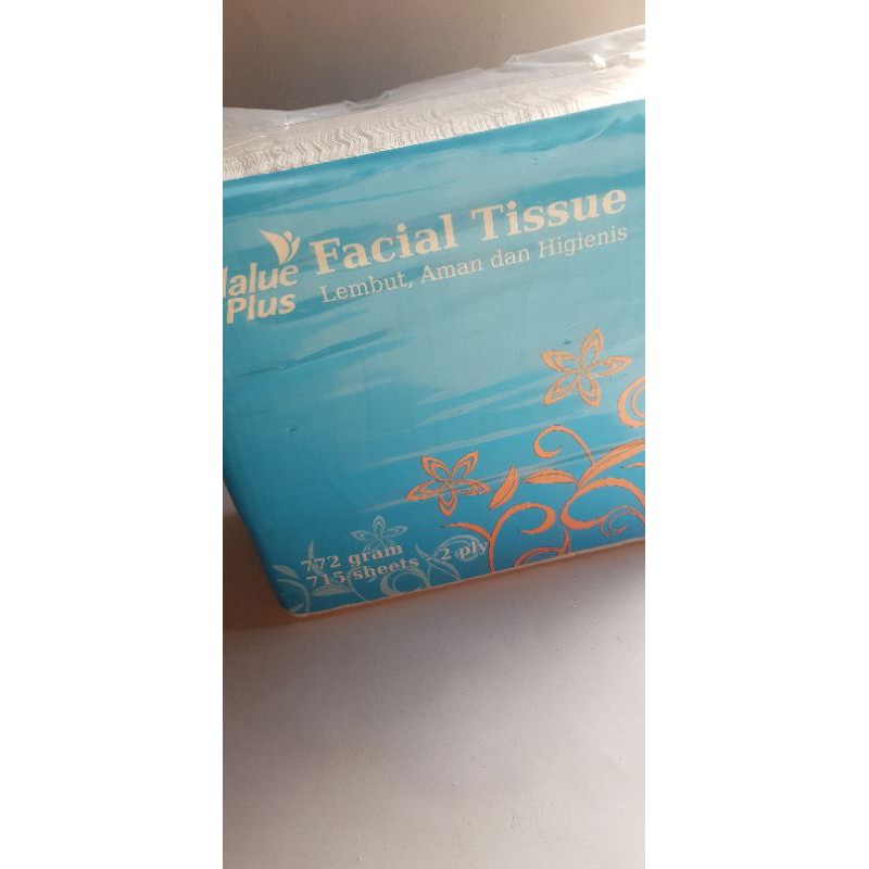 VALUE PLUS FACIAL TISSUE 772 GRAM