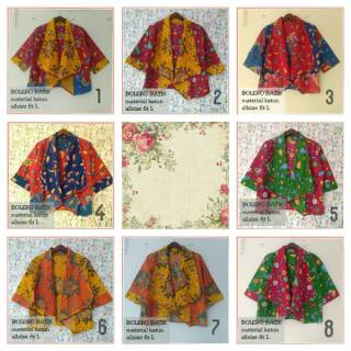 Bolero Batik  cardigan  batik  outer batik  Shopee  Indonesia