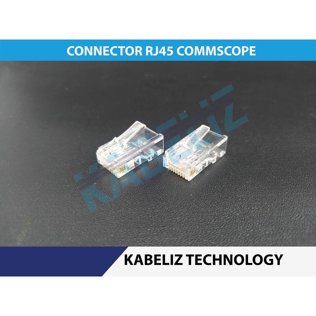 CONNECTOR RJ45 COMMSCOPE / KONEKTOR RJ45 COMSCOPE Harga Satuan