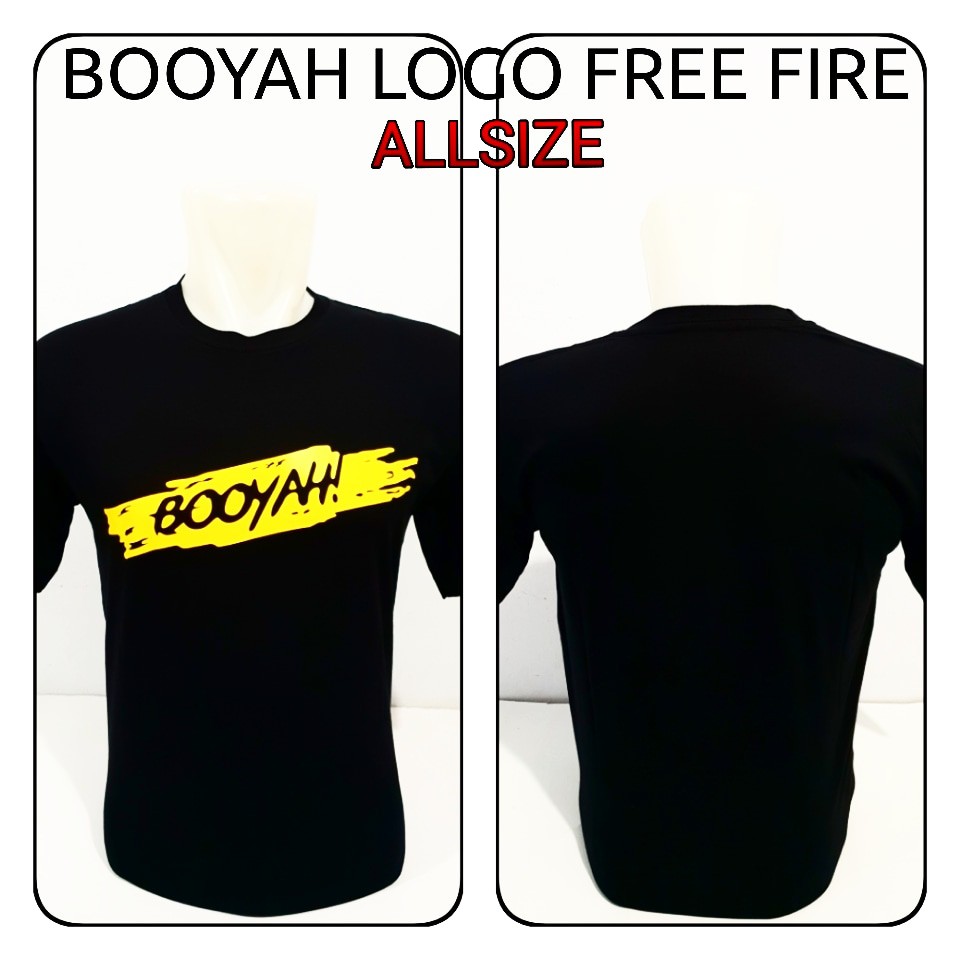 CT Kaos Garena Game Esport BOOYAH PITA LOGO FREE FIRE Shopee Indonesia