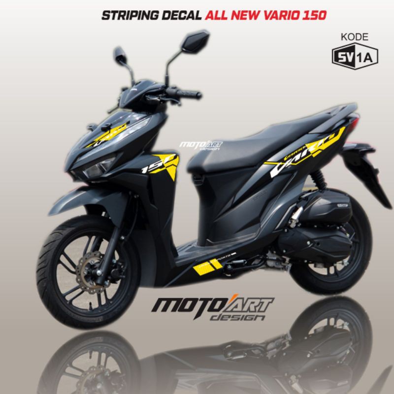 Jual STRIPING DECAL ALL NEW VARIO 150cc KODE SV1A | Shopee Indonesia