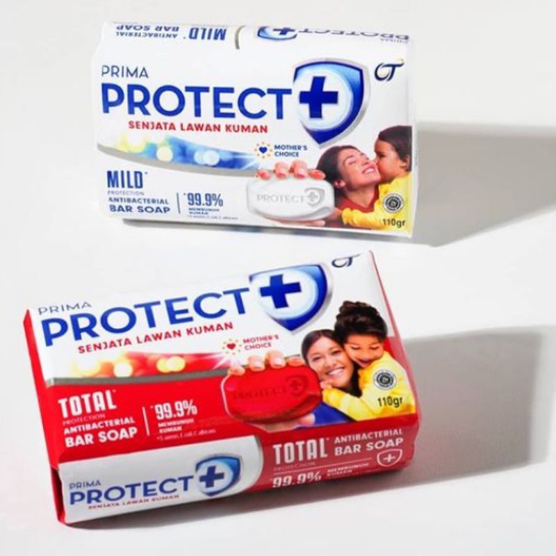 PRIMA PROTECT+ SABUN MANDI BATANG ANTI BACTERIAL 4 x 110 gr (Banded)