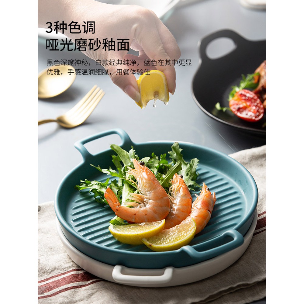  Piring  Keramik  Porselen Gaya Nordic Untuk  Microwave oven  