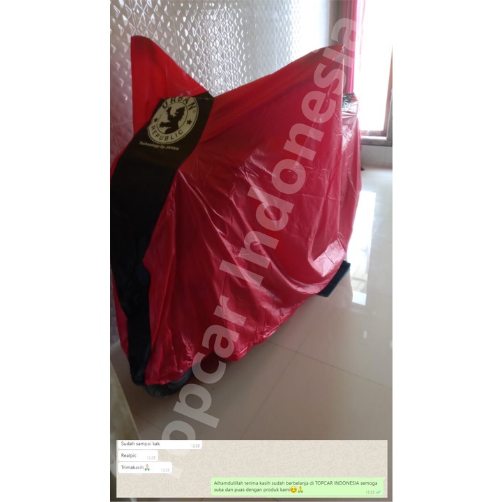 Cover Motor Vespa Piknik Sarung Motor Selimut Motor Piagio Mantel Jas Penutup Pelindung Urban Waterproof Anti Air Indoor Outdoor Rumah Teras Gudang Garasi Aksesoris Vespa Kolektor Unik PVC