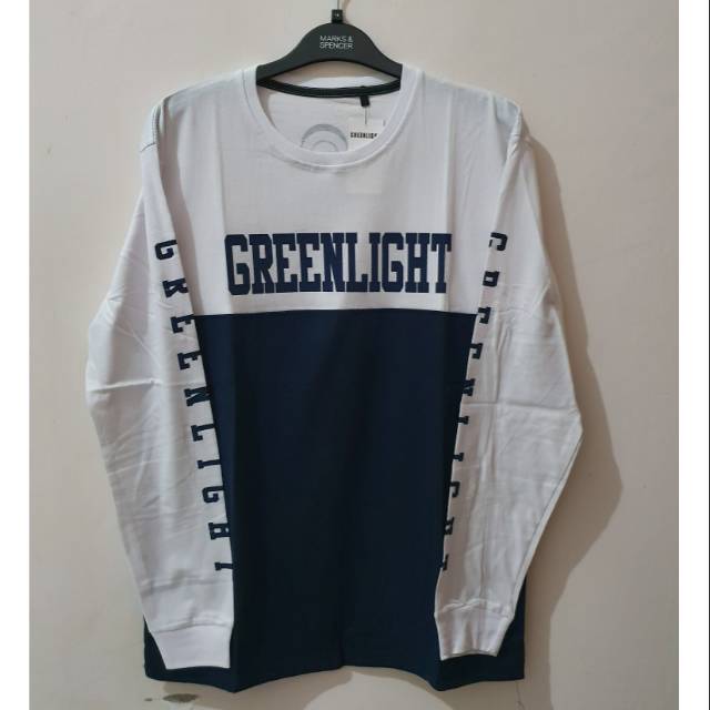 T-Shirt Distro lengan panjang Greenlight, Volcom, three second, 3 second