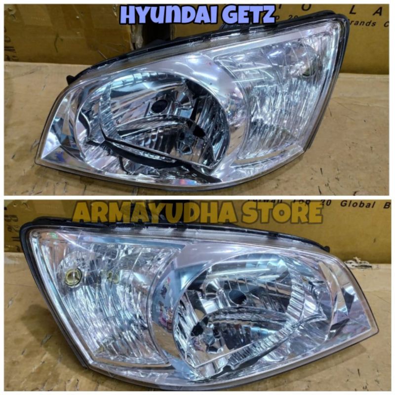 headlamp lampu depan hyundai getz 2003 sd 2008