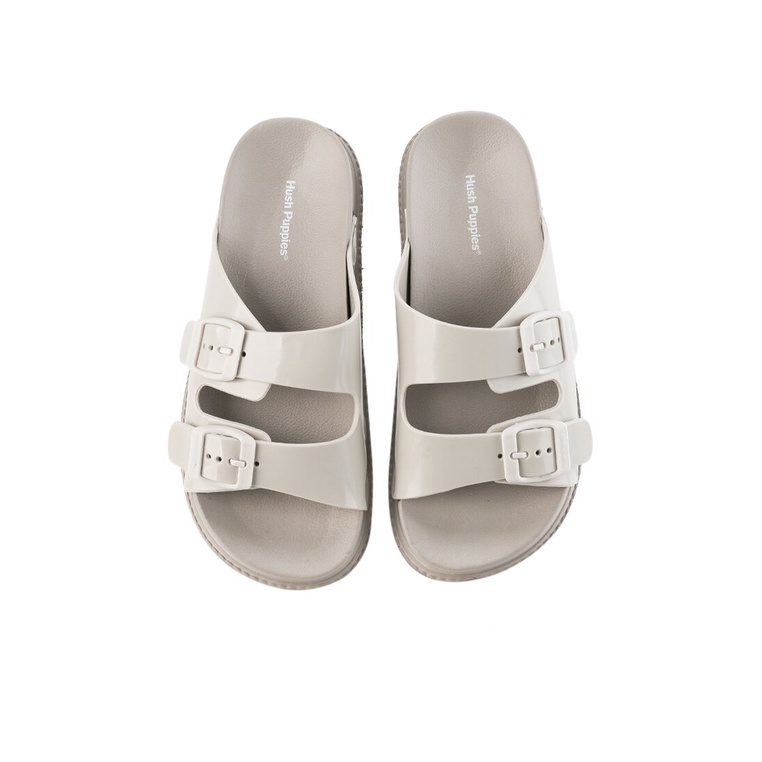 SANDAL SLIDE WANITA HUSH PUPPIES ORIGINAL CASUAL BRANDED GREY HW21