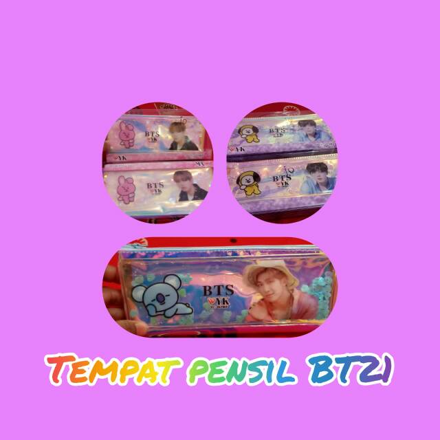 

Tempat pensil BT21+member BTS