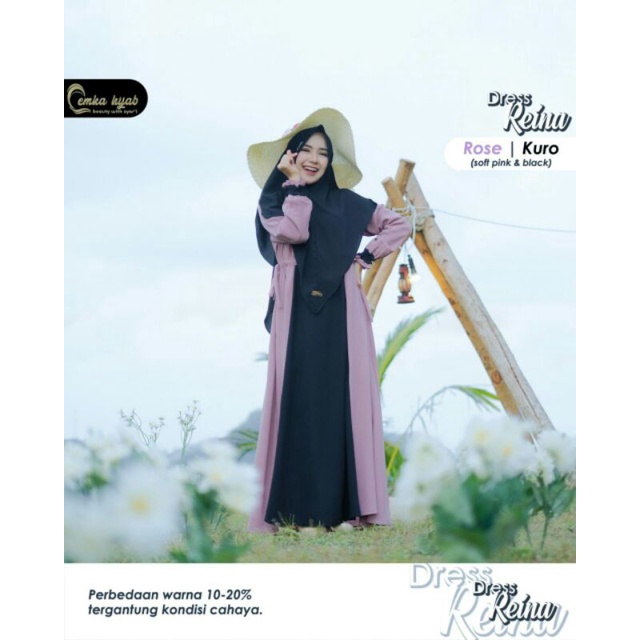 Open PO Reina dress by Emka hijab